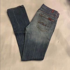 7 For All Mankind Skinny Legged Jeans